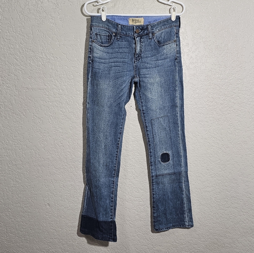 Anthro Holding Horses Claire Slim Boot Boho Jeans